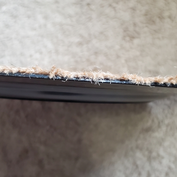 Farm Style Burlap Covered Plate - Picture 5 of 5